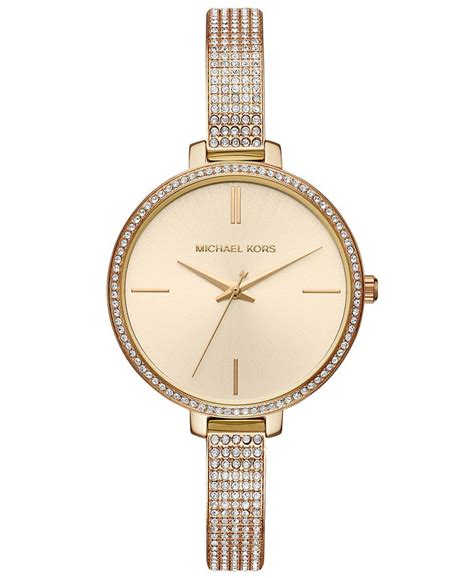 michael kors women's jaryn gold-tone watch|Michael Kors Jaryn Gold Tone Women's Watch MK3734.